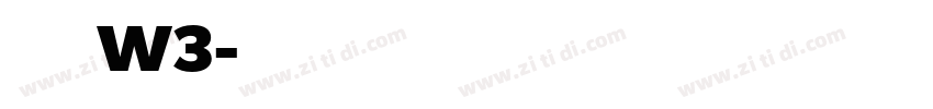 苹果立黑 W3字体转换